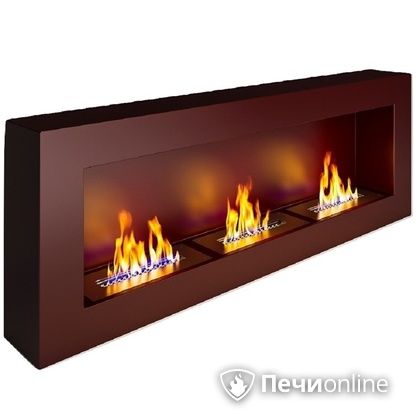 Биокамин ЭкоЛайф Fire Line black burgundy Арома в Краснотурьинске